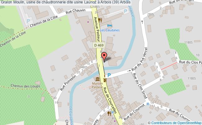 plan Moulin, Usine De Chaudronnerie Dite Usine Laurioz à Arbois (39) Arbois Arbois