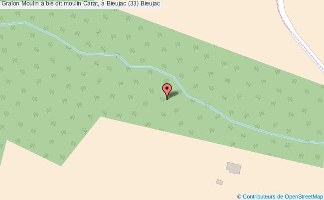 Moulin à blé dit moulin Carat, à Bieujac (33)