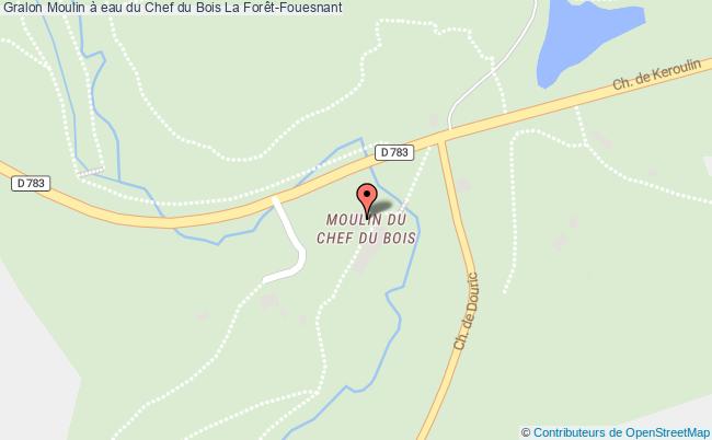 plan Moulin à Eau Du Chef Du Bois La Forêt-fouesnant La Forêt-Fouesnant