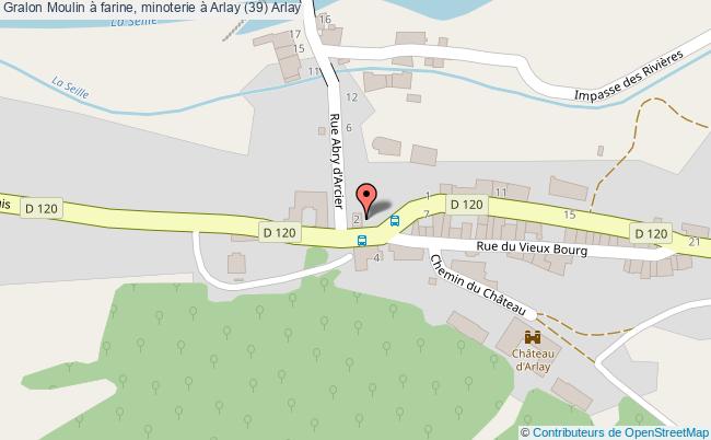plan Moulin à Farine, Minoterie à Arlay (39) Arlay Arlay