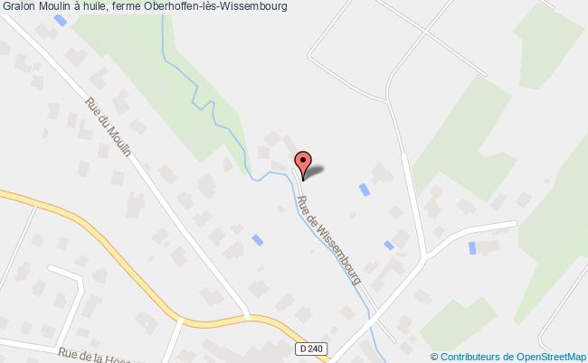 plan Moulin à Huile, Ferme Oberhoffen-lès-wissembourg Oberhoffen-lès-Wissembourg