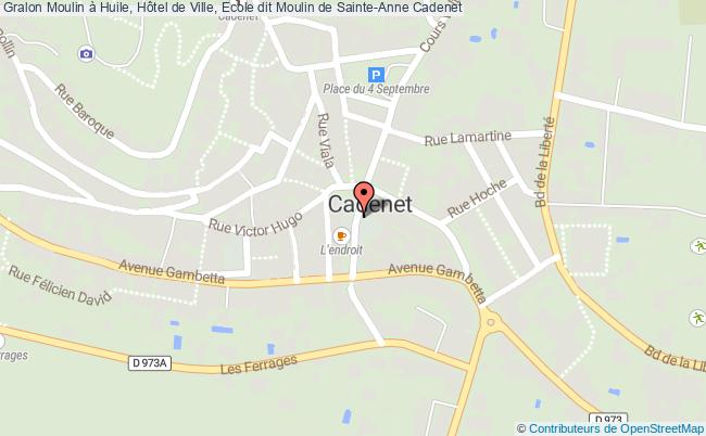 Moulin à Huile, Hôtel de Ville, Ecole dit Moulin de Sainte-Anne