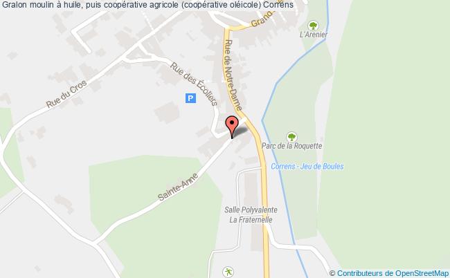 plan Moulin à Huile, Puis Coopérative Agricole (coopérative Oléicole) Correns Correns