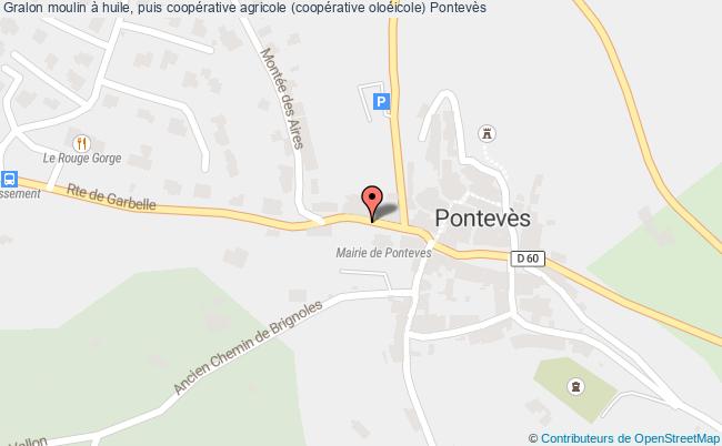 plan Moulin à Huile, Puis Coopérative Agricole (coopérative Oloéicole) Pontevès Pontevès