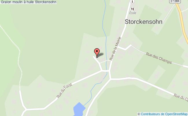 plan Moulin à Huile Storckensohn Storckensohn