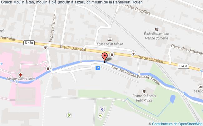 Moulin à tan, moulin à blé (moulin à alizari) dit moulin de la Pannevert