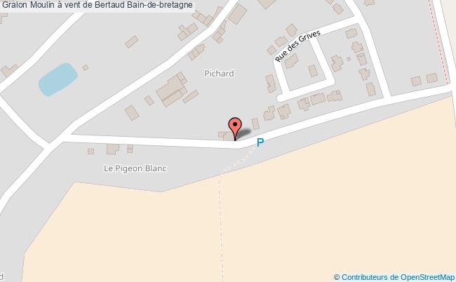 plan Moulin à Vent De Bertaud Bain-de-bretagne Bain-de-bretagne