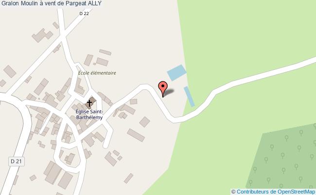 plan Moulin à Vent De Pargeat Ally ALLY