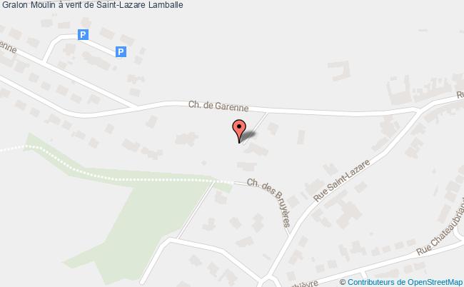 plan Moulin à Vent De Saint-lazare Lamballe Lamballe