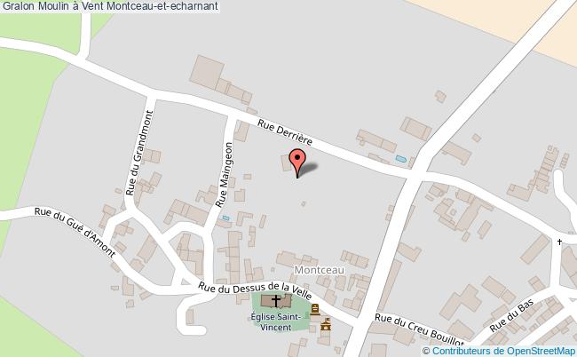 plan Moulin à Vent Montceau-et-echarnant Montceau-et-echarnant