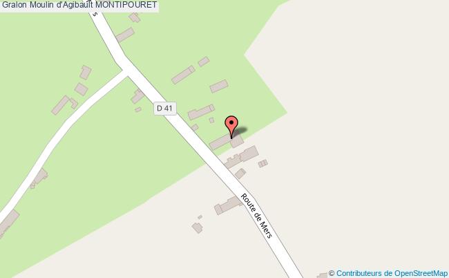 plan Moulin D'agibault Montipouret MONTIPOURET