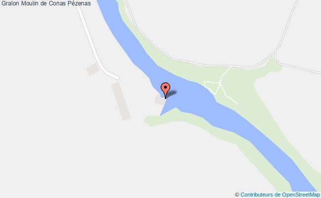 plan Moulin De Conas Pézenas Pézenas