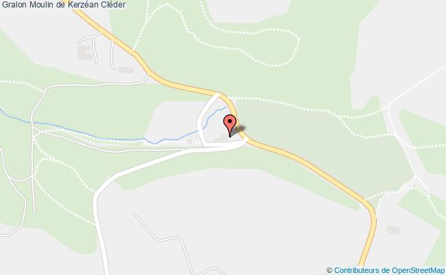 plan Moulin De Kerzéan Cléder Cléder