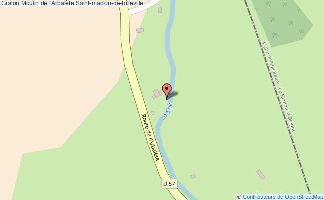 plan Moulin De L'arbalète Saint-maclou-de-folleville Saint-maclou-de-folleville