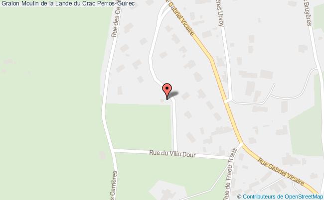 plan Moulin De La Lande Du Crac Perros-guirec Perros-Guirec