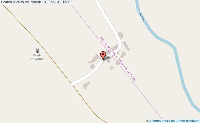 plan Moulin De Nouan Chezal-benoit CHEZAL-BENOIT