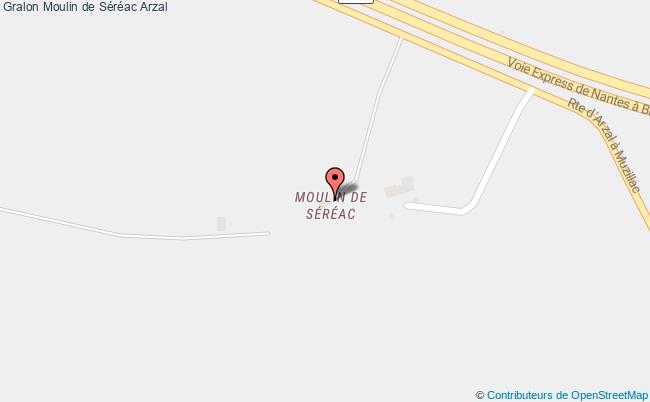 plan Moulin De Séréac Arzal Arzal