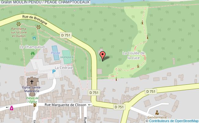 plan Moulin Pendu / Peage Champtoceaux CHAMPTOCEAUX