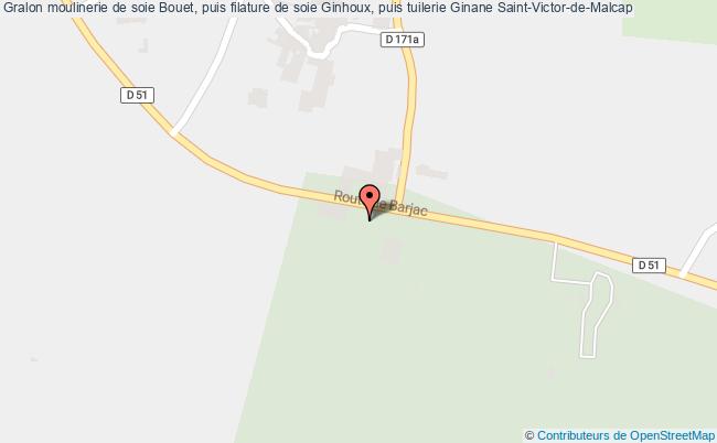 moulinerie de soie Bouet, puis filature de soie Ginhoux, puis tuilerie Ginane