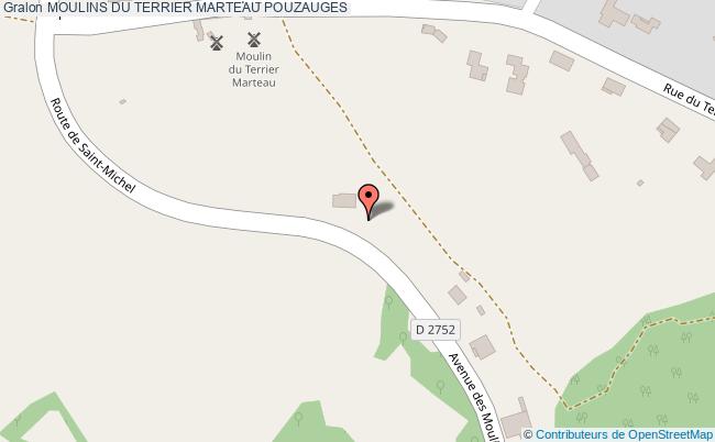 plan Moulins Du Terrier Marteau Pouzauges POUZAUGES