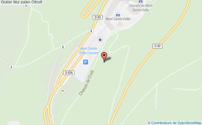 plan Mur Païen Ottrott Ottrott