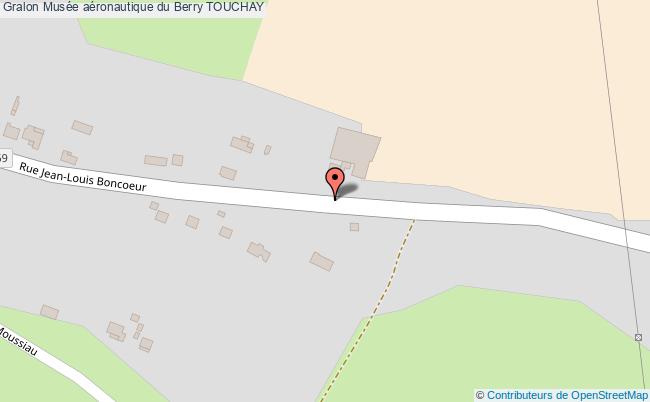 plan Musée Aéronautique Du Berry Touchay TOUCHAY