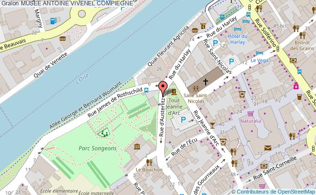 plan Musee Antoine Vivenel Compiegne COMPIEGNE