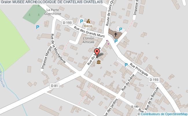 plan Musee Archeologique De Chatelais Chatelais CHATELAIS