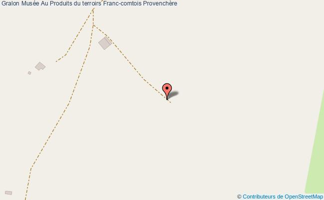 plan Musée Au Produits Du Terroirs Franc-comtois Provenchère Provenchère