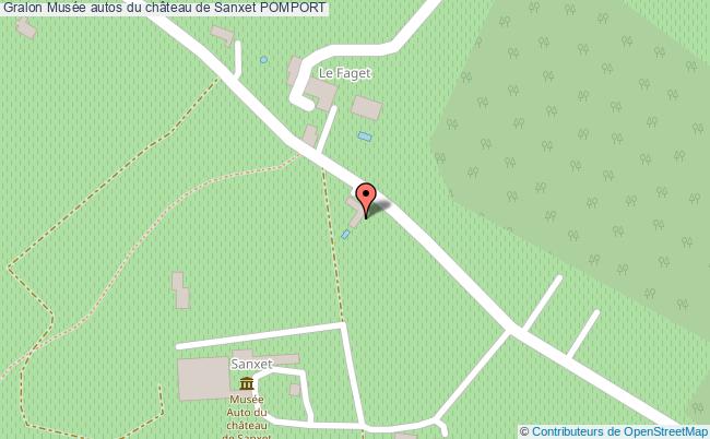 Musée autos du château de Sanxet