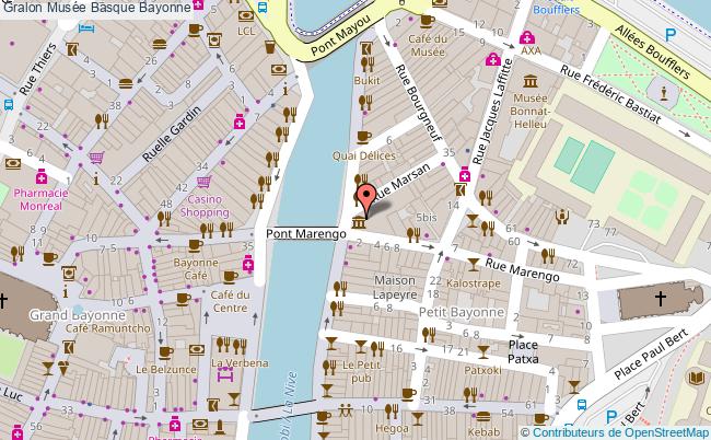 plan Musée Basque Bayonne Bayonne