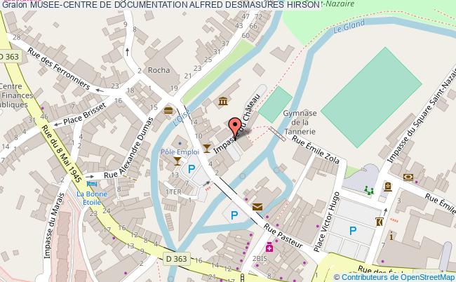 plan Musee-centre De Documentation Alfred Desmasures Hirson HIRSON