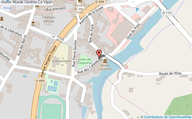 plan Musée Cévénol Le Vigan Le Vigan
