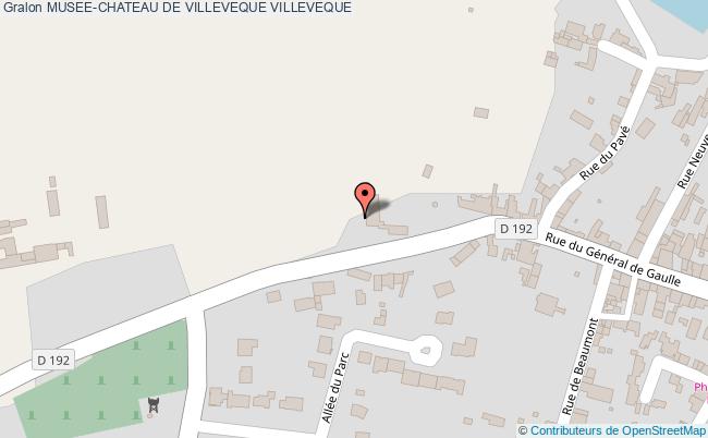 plan Musee-chateau De Villeveque Villeveque VILLEVEQUE