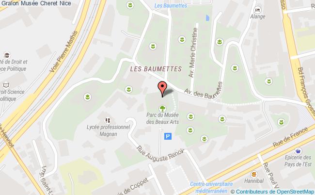 plan Musée Cheret Nice Nice