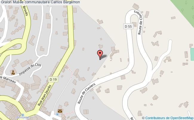 plan Musée Communautaire Camos Bargemon Bargemon