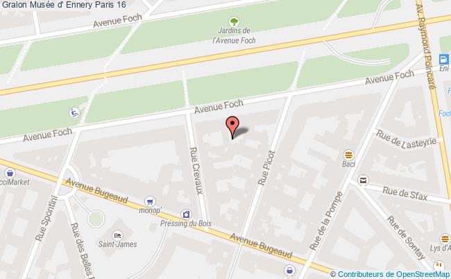 plan Musée D' Ennery Paris 16 Paris 16