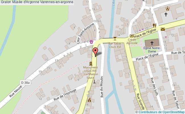 plan Musée D'argonne Varennes-en-argonne Varennes-en-argonne