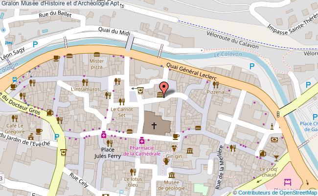 plan Musée D'histoire Et D'archéologie Apt Apt
