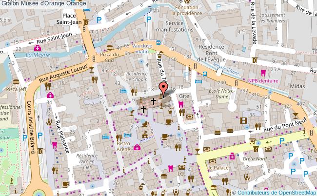 plan Musée D'orange Orange Orange