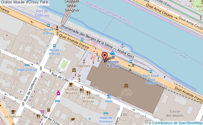 plan Musée D'orsay Paris Paris