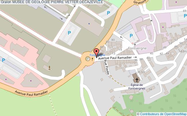 plan Musee De Geologie Pierre Vetter Decazeville DECAZEVILLE