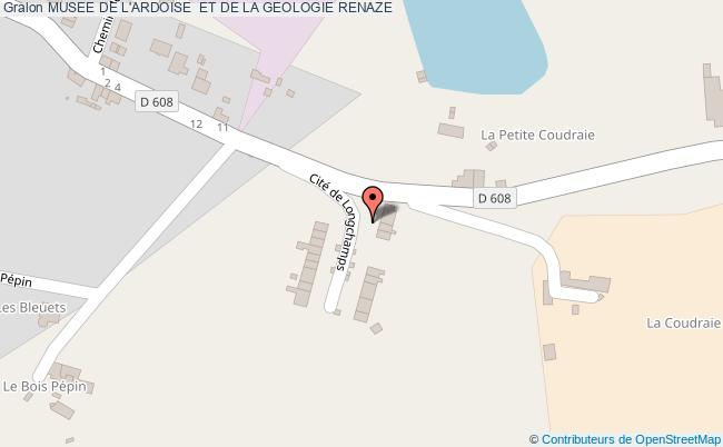 plan Musee De L'ardoise  Et De La Geologie Renaze RENAZE