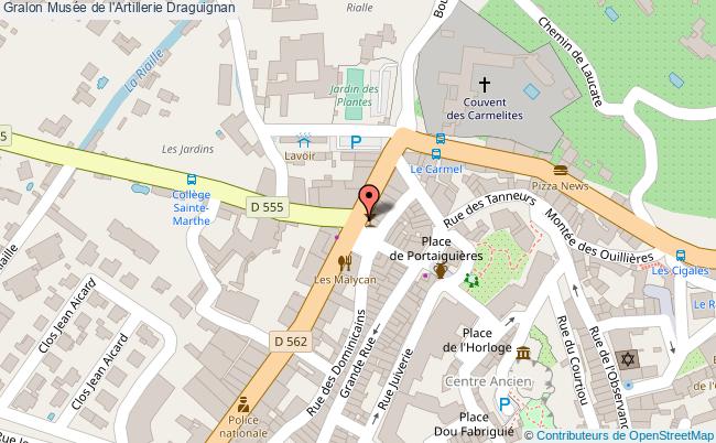 plan Musée De L'artillerie Draguignan Draguignan