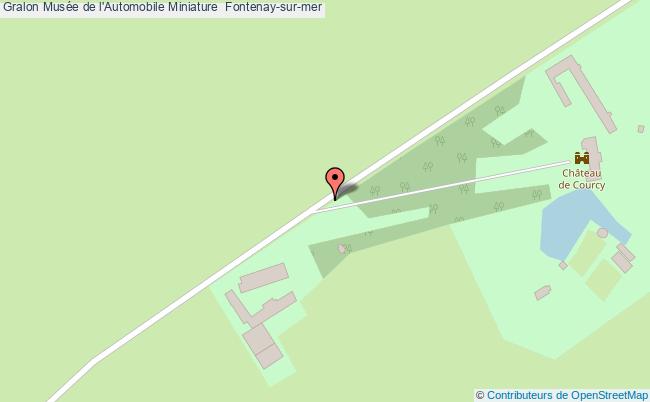 plan Musée De L'automobile Miniature  Fontenay-sur-mer Fontenay-sur-mer
