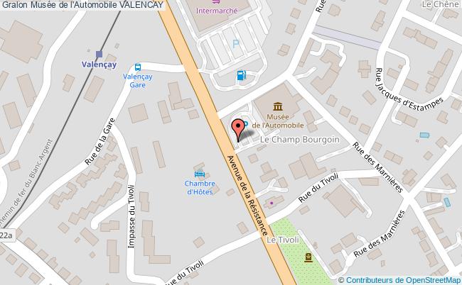 plan Musée De L'automobile Valencay VALENCAY