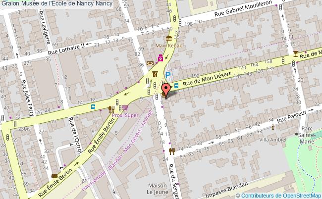 plan Musée De L'ecole De Nancy Nancy Nancy