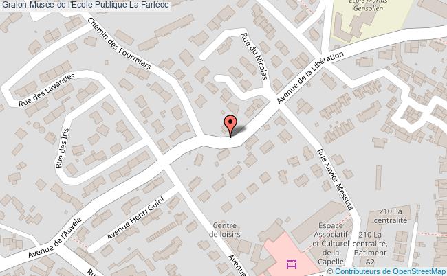 plan Musée De L'ecole Publique La Farlède La Farlède