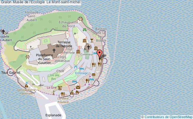plan Musée De L'ecologie  Le Mont-saint-michel Le Mont-saint-michel