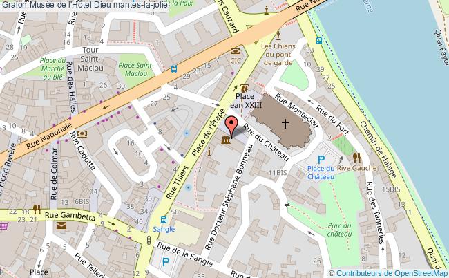 plan Musée De L'hôtel Dieu Mantes-la-jolie mantes-la-jolie